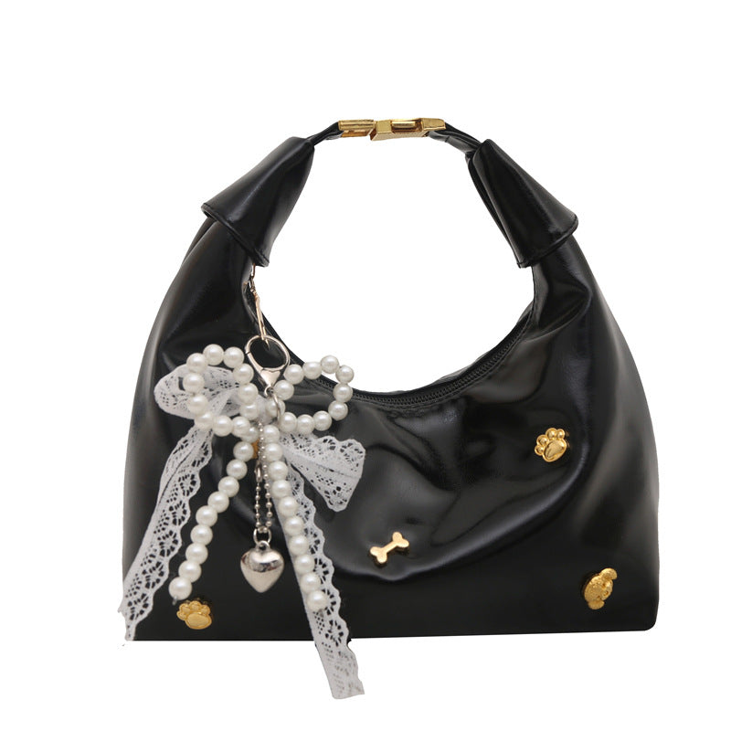 Single-shoulder crossbody bag for oil-skin dumplings