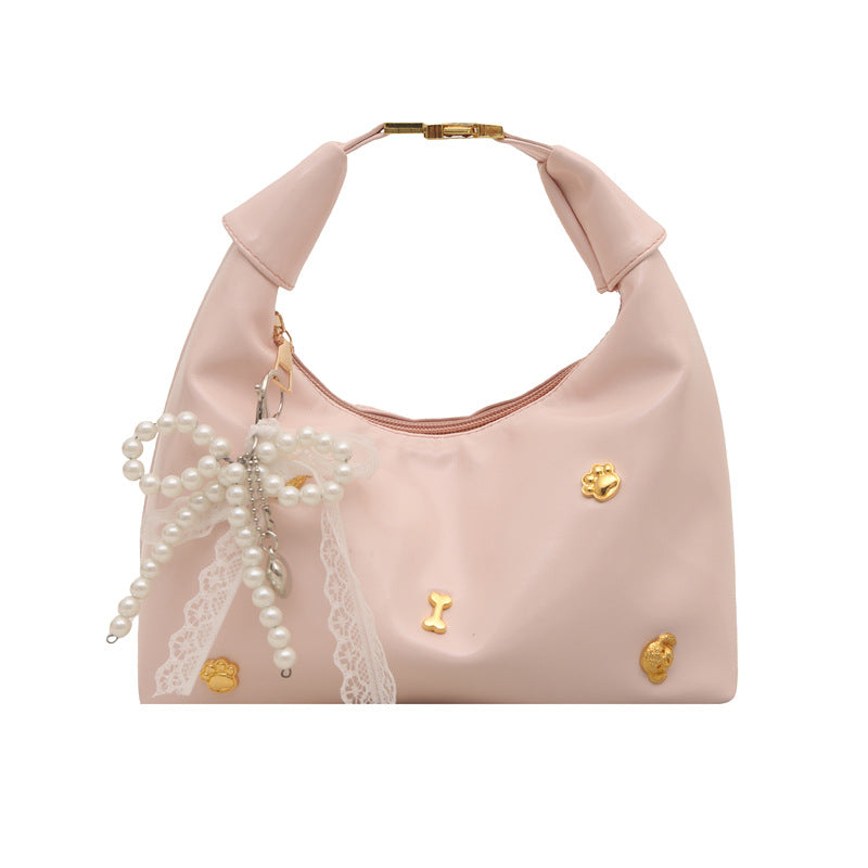 Single-shoulder crossbody bag for oil-skin dumplings
