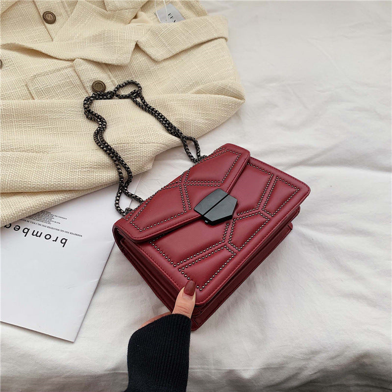Single-shoulder crossbody chain small bag