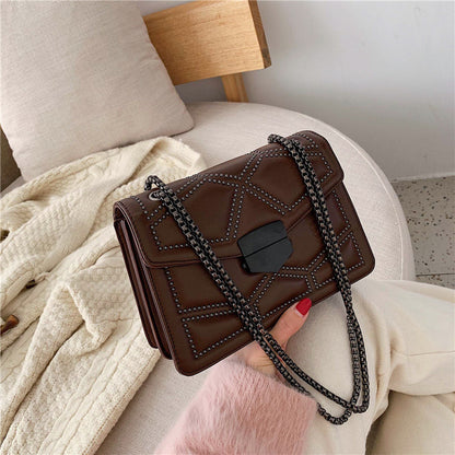 Single-shoulder crossbody chain small bag