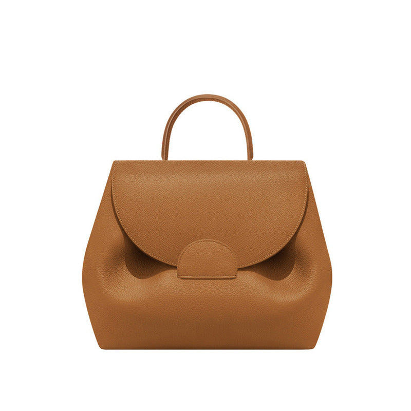 Single-shoulder crossbody leather women's bag