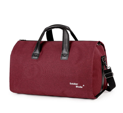 Single-shoulder crossbody suit bag