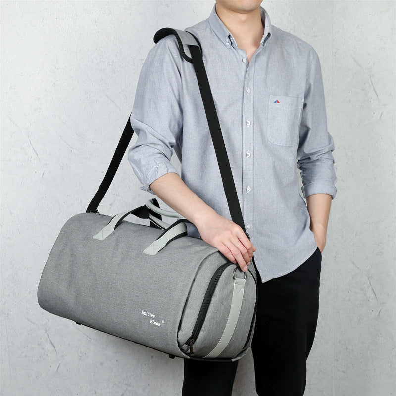 Single-shoulder crossbody suit bag