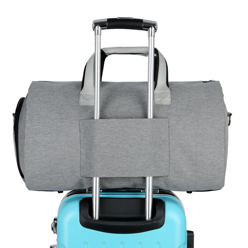 Single-shoulder crossbody suit bag