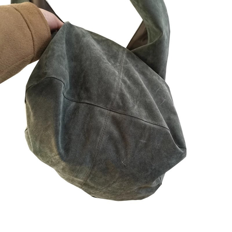 Single-shoulder fleece bag