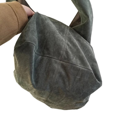 Single-shoulder fleece bag