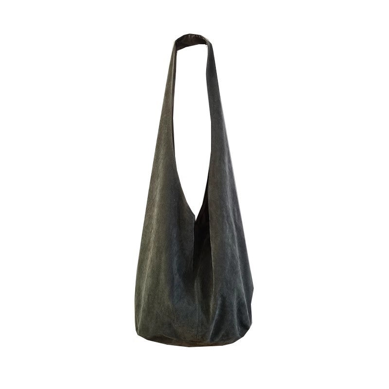 Single-shoulder fleece bag