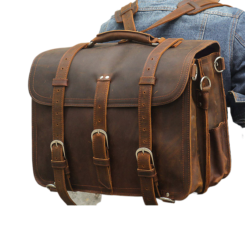 Single-shoulder hand-held messenger bag