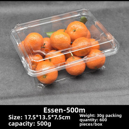 Single-use fruit box