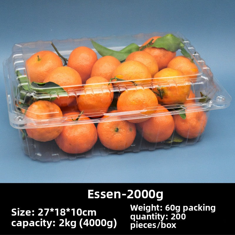 Single-use fruit box