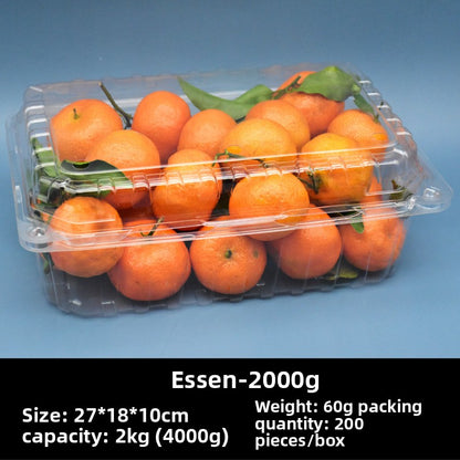 Single-use fruit box