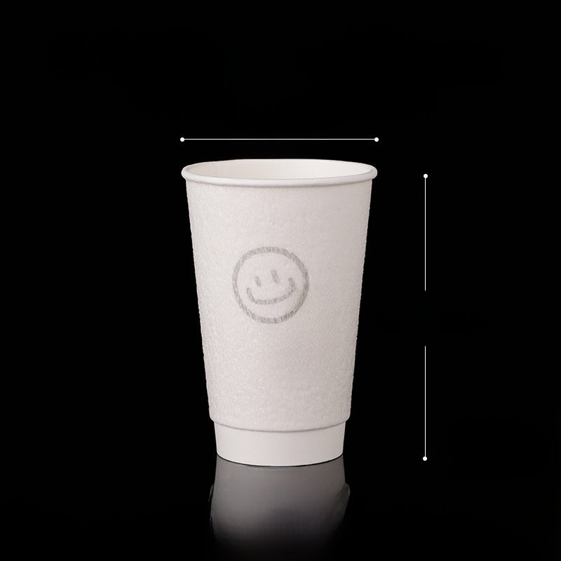 Single-use hollow paper cup