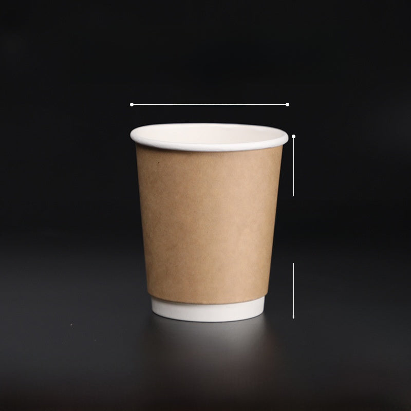 Single-use hollow paper cup