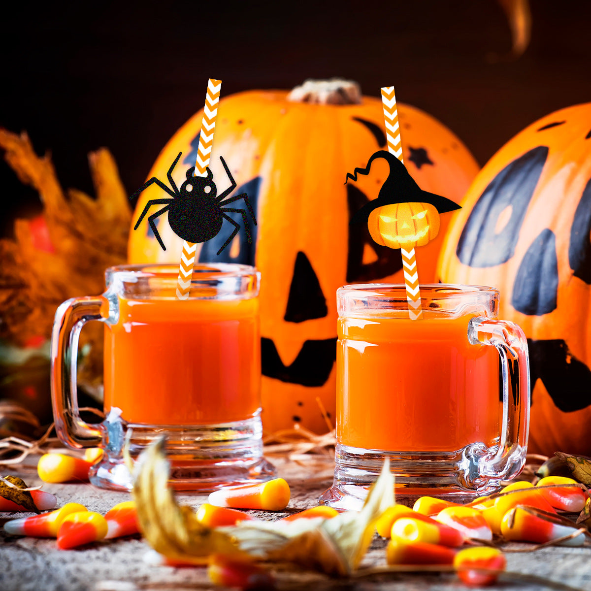 Single-use paper straws