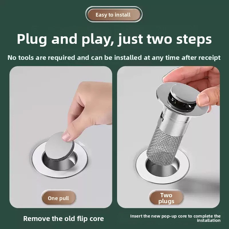 Sink drain strainer plug