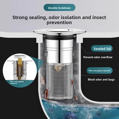 Sink drain strainer plug