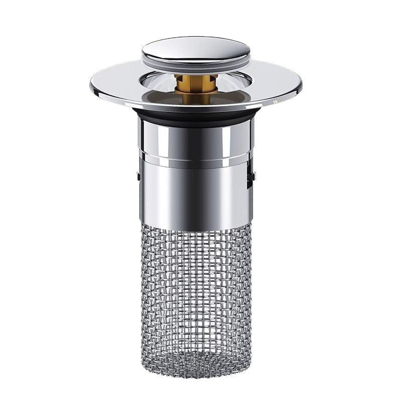 Sink drain strainer plug