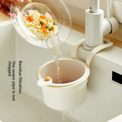 Sink draining basket