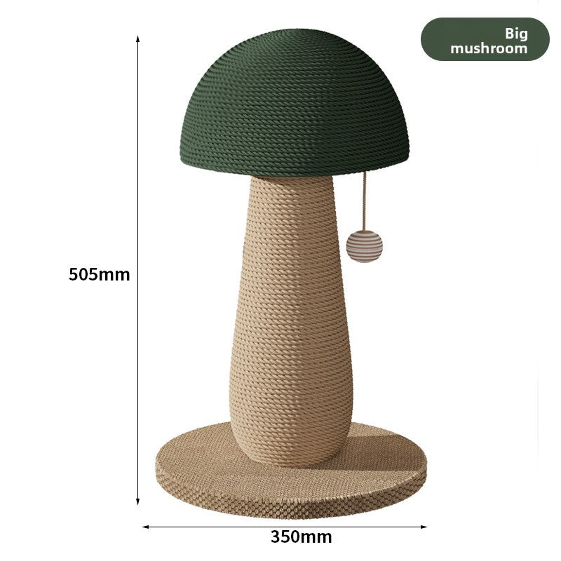 Sisal Cat Scratching Post with Interactive Toys