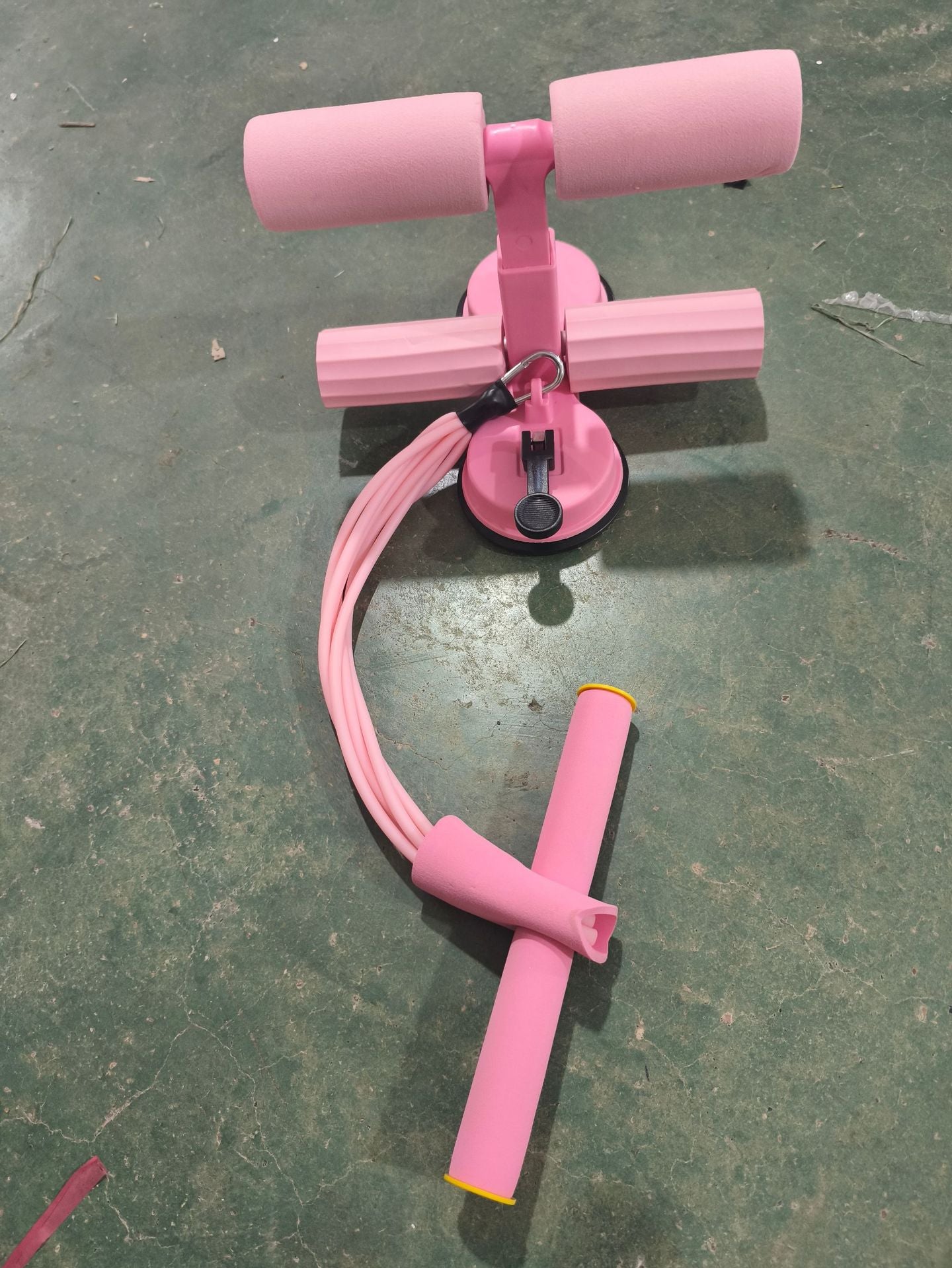 Sit-Up Assistive Device with Double Suction Cup