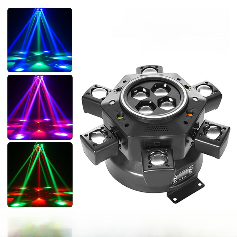 Six-Armed Stage Light with Bee-Eye Design