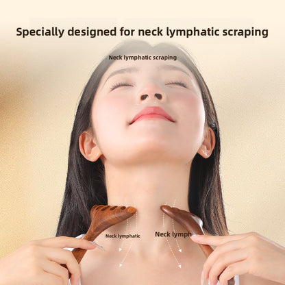 Six-Claw Sandalwood Head Massage Comb