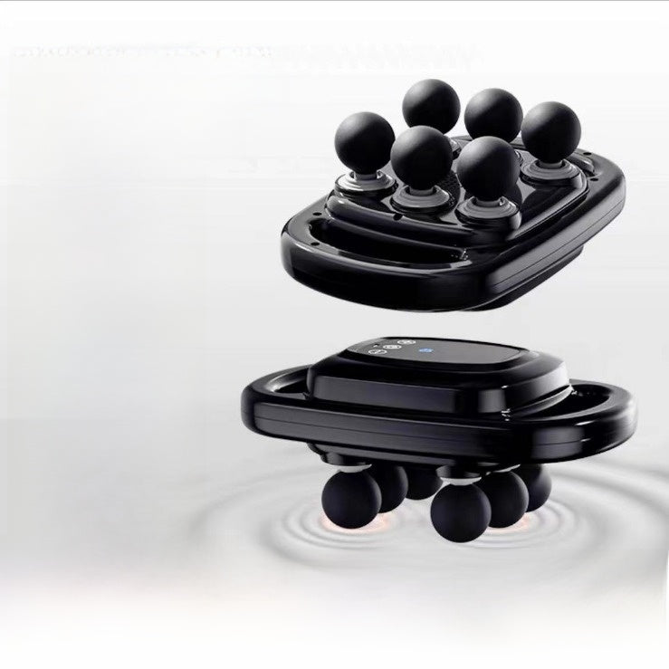Six-head fascia gun for muscle relaxation