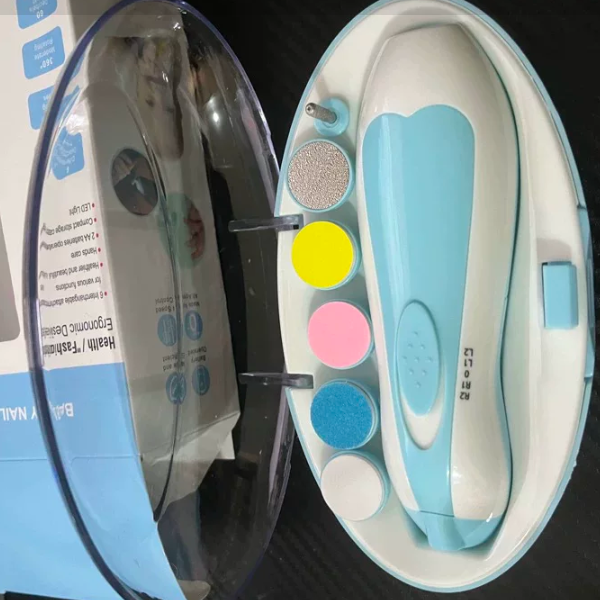 Six-in-one Multi-Function anti-scratch baby electric nail grinder
