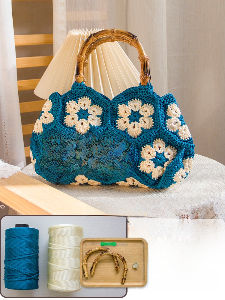 Six-Petal Flower Bag Weaving Kit