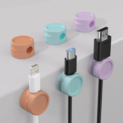 Six-piece cable organizer stand