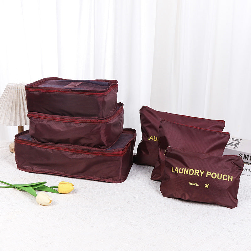Six-Piece Travel Storage Bag