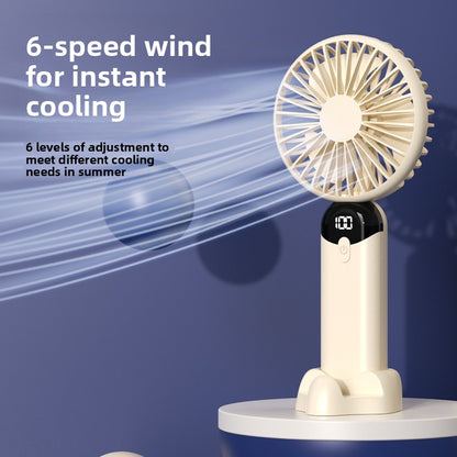 Six-speed mini fan