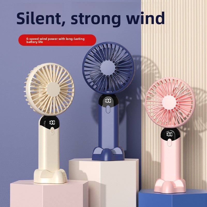 Six-speed mini fan