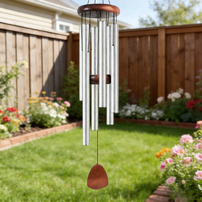 Six-Tube Retro Aluminum Wind Chime Home Decoration