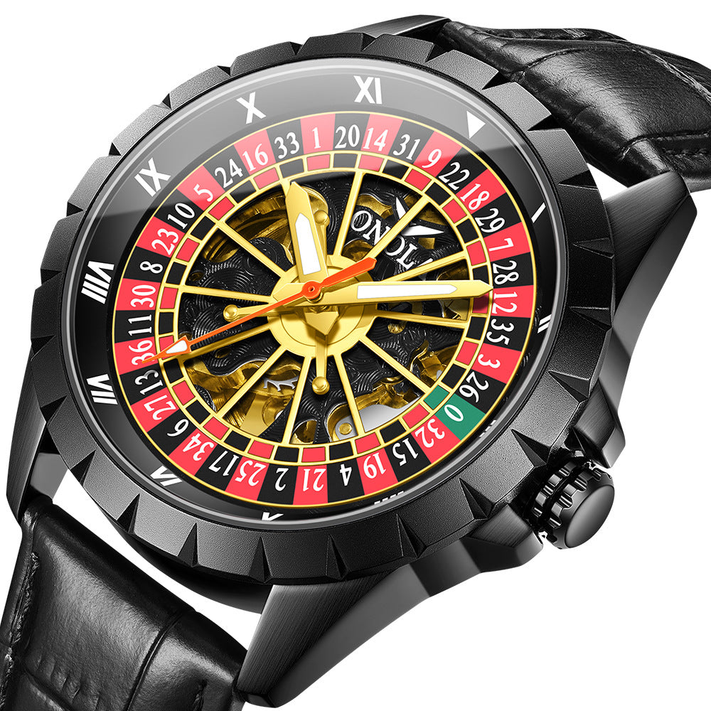 Skeleton Dial Mechanical Watch