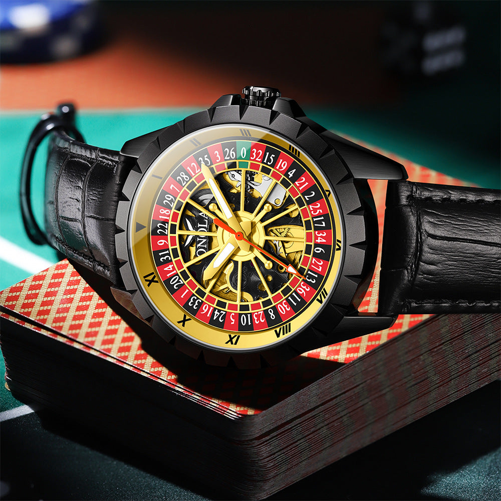 Skeleton Dial Mechanical Watch
