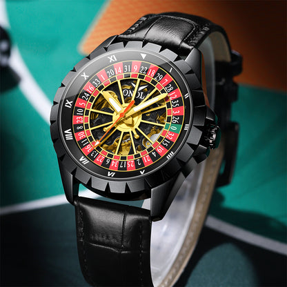 Skeleton Dial Mechanical Watch