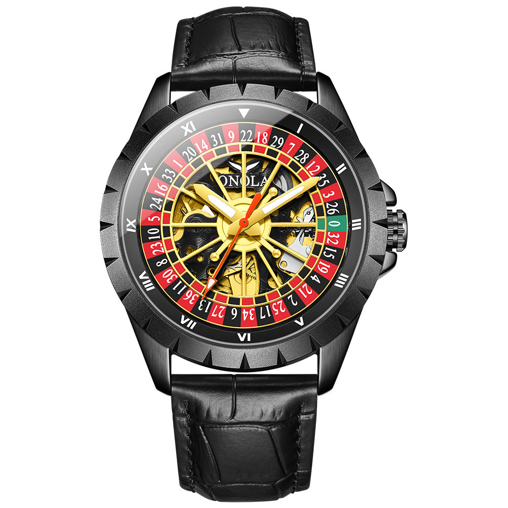 Skeleton Dial Mechanical Watch