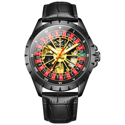 Skeleton Dial Mechanical Watch
