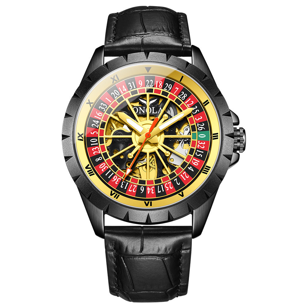 Skeleton Dial Mechanical Watch