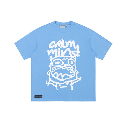 Sketchy Monster Doodle Short Sleeve Shirt