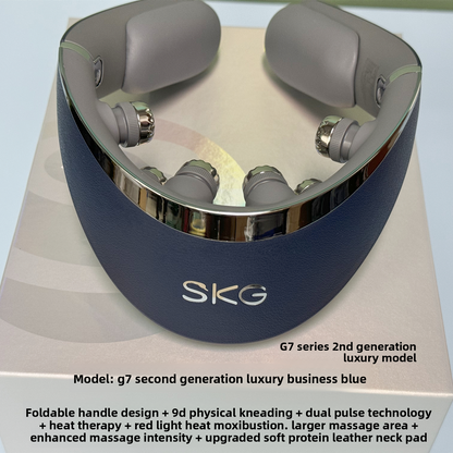 SKG Neck Massager with Heat Therapy and Pulse Technology
