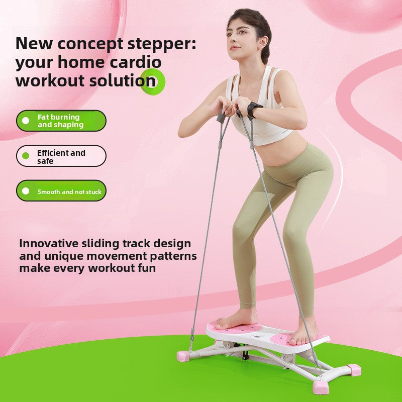 Skiing and Treadmill Exercise Machine for Fitness