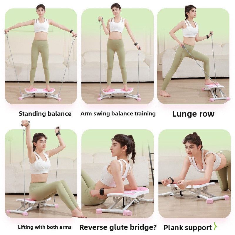 Skiing and Treadmill Exercise Machine for Fitness