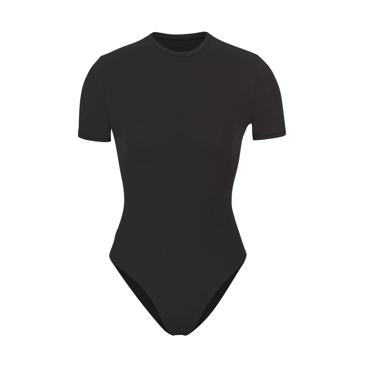 Skims Body Shaping Short Sleeve T-Shirt Stretch Seamless Tight Vest