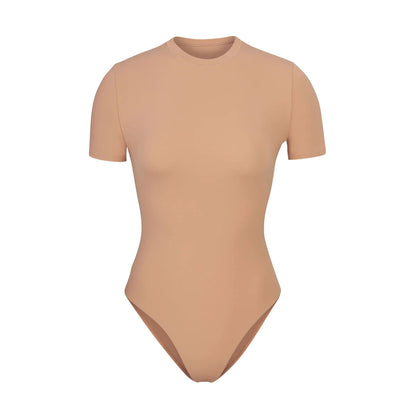 Skims Body Shaping Short Sleeve T-Shirt Stretch Seamless Tight Vest