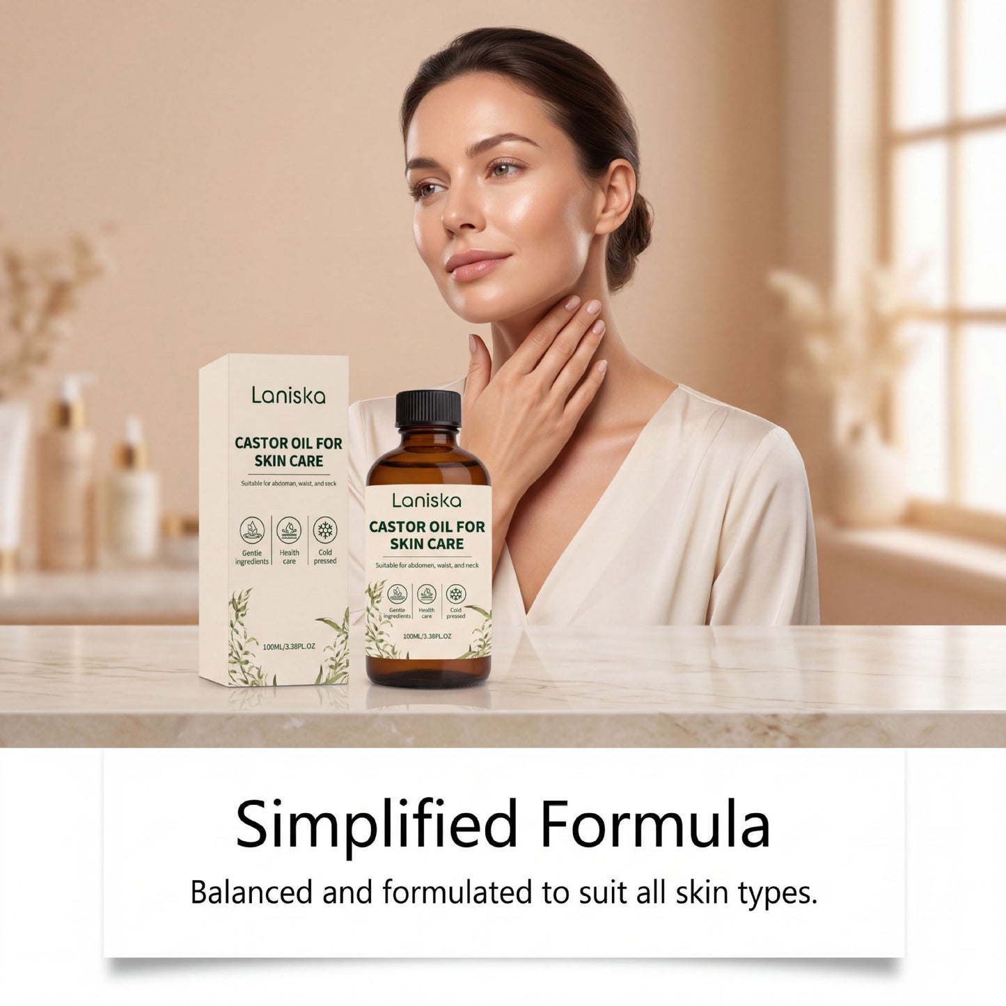 Skin Care Castor Oil for Moisture Lock and Hydration
