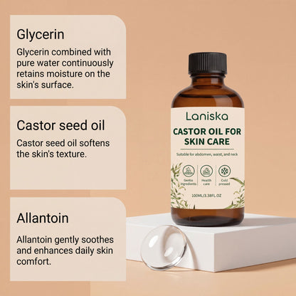 Skin Care Castor Oil for Moisture Lock and Hydration