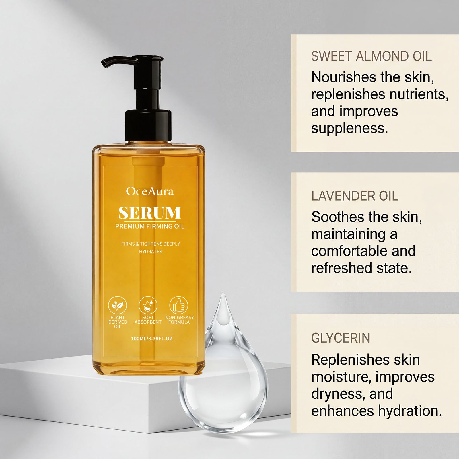 Skin Care Oil Softens Skin