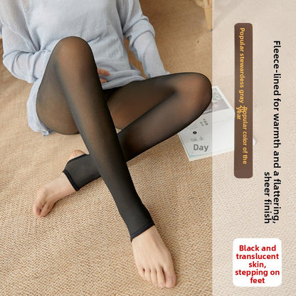 Skin-sealing integrated pantyhose